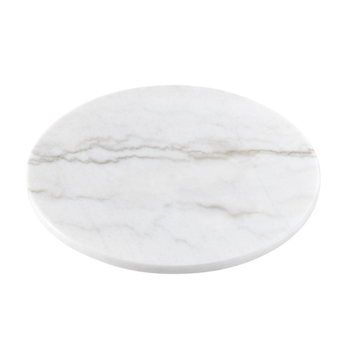 Ivy Bronx Kylynn Marble Lazy Susan Reviews Wayfair